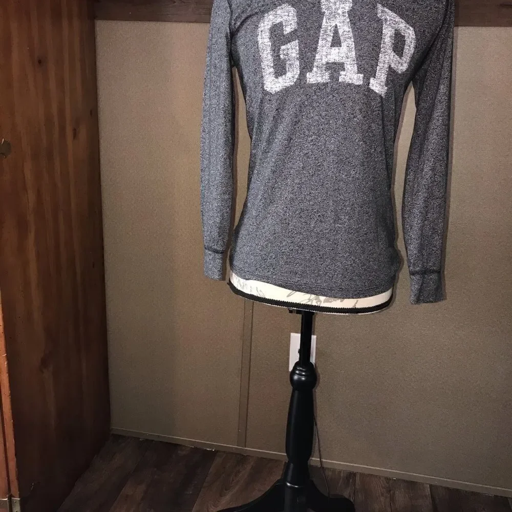 Gap Long Sleeve Gray Girls Shirt Large 10/14